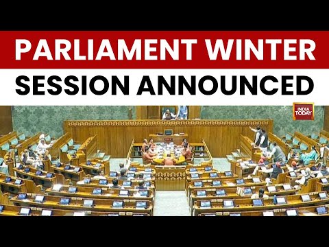 Govt Announces Brief Winter Session, Sparks Fears Of Stormy Showdown | India Today News