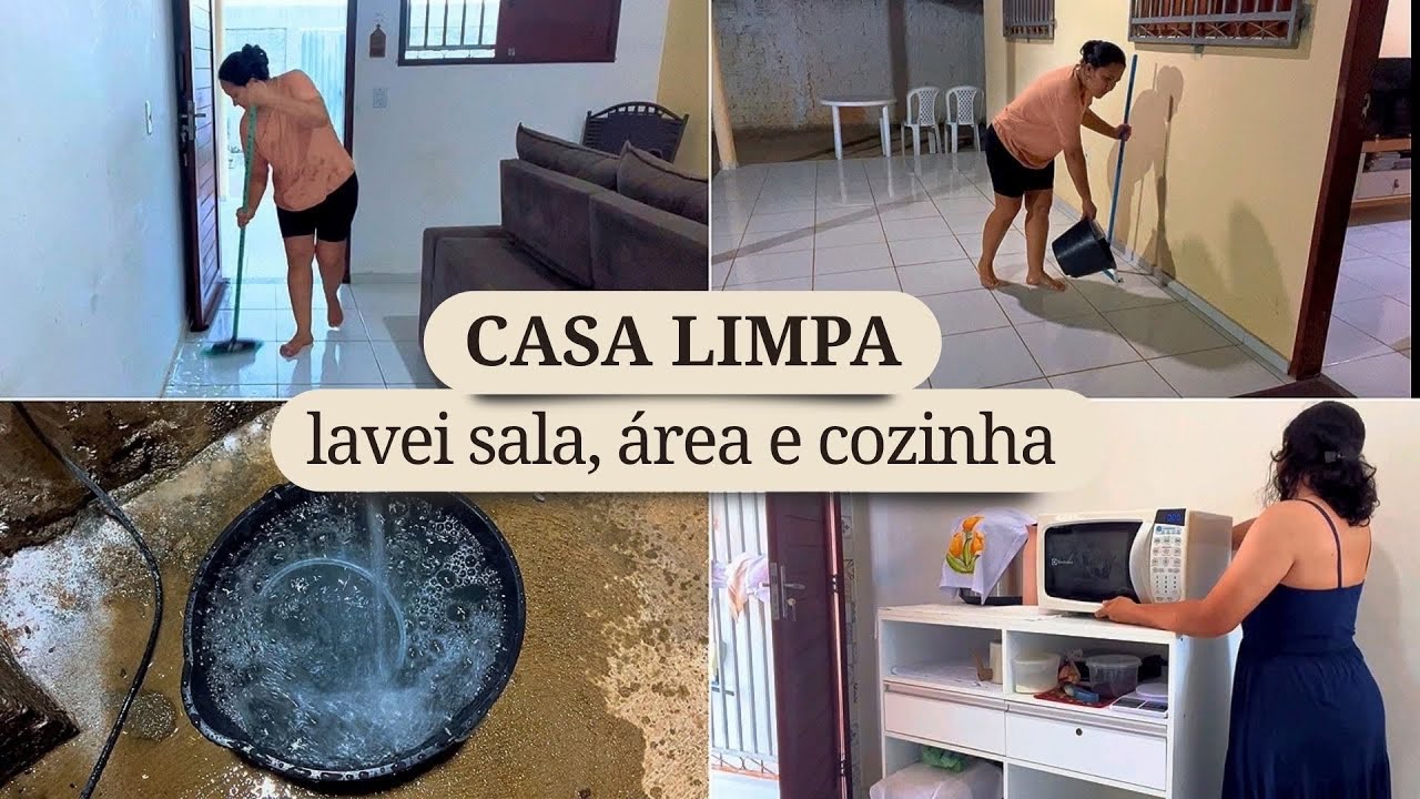 VLOG | Limpeza da casa 🏠| Cozinhei feijão e arroz pra semana