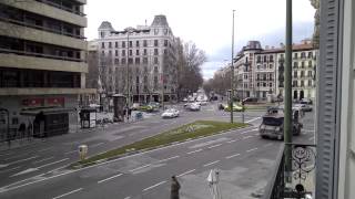 Plaza de Alonso martínez, tráfico un día cualquiera