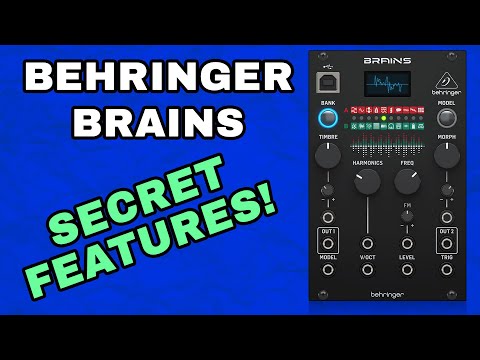 Behringer Brains - Secret Features (Decay, Filter, Tuning, LFO Mode)
