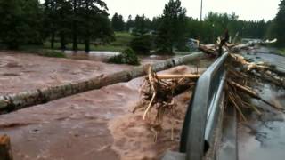 preview picture of video 'Knife River Flood June 2012'