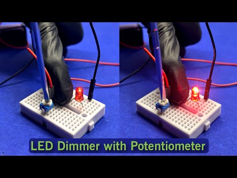Controlled Illumination: Controlling LED Brightness by Potentiometer I Robo Army I Basic Eelctronics