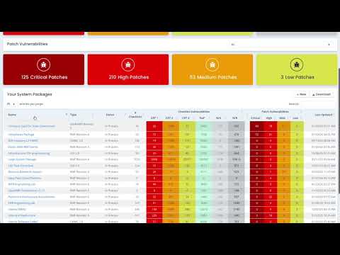 Upload your eMASS System Export XML to create your System Package