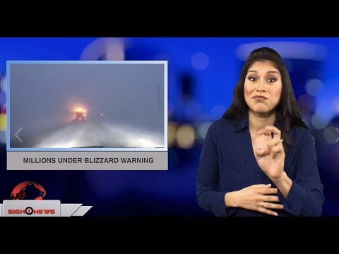 Millions under blizzard warning (ASL - 11.25.18)