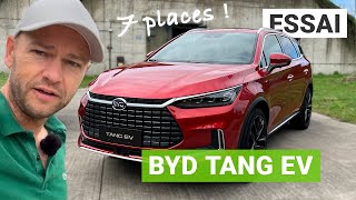 Essai BYD Tang : enfin du nouveau dans les SUV électriques 7 places !