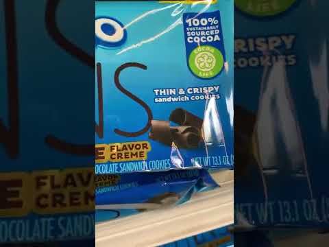 MOST SATISFYING OREO COOKIES THIN DARK CHOCOLATE#short #oreo #cookies #thin #dark #chocolate