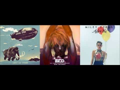 Zedd ft. Hayley Williams vs. Miley Cyrus vs. Capital Cities - Adore the Safe Night