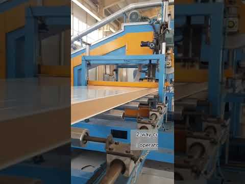 , title : 'Automatic band saw cutting process of PIR sandwich panels in continuous production line'