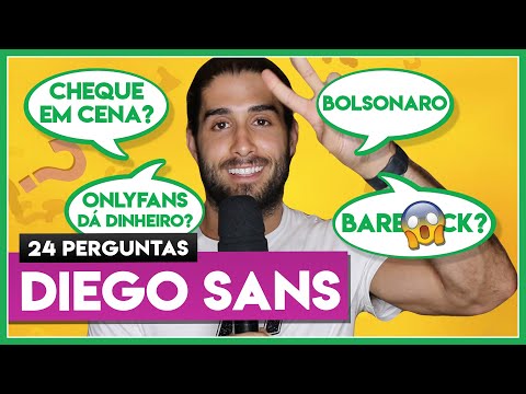 24 Perguntas p/ Diego Sans: CHEQUE EM CENA? ONLYFANS DÁ DINHEIRO? BOLSONARO? BAREBACK? - Põe Na Roda