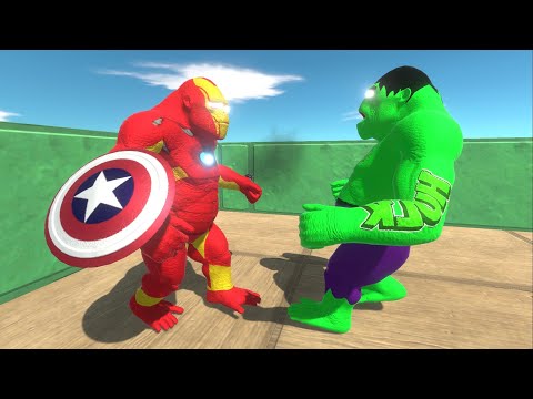 IRON GORO VS HULK GORO DEATHRUN - ANIMAL REVOLT BATTLE SIMULATOR || tauPlays sims eps51