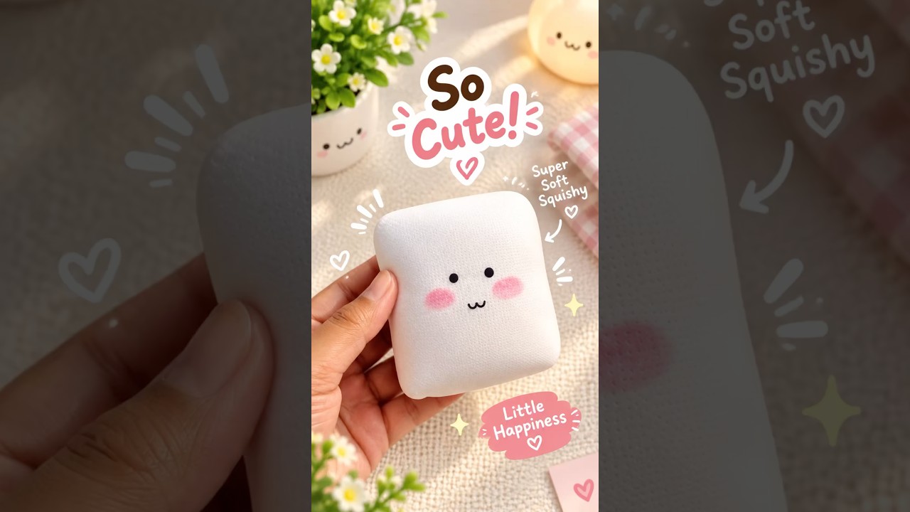 How to make Easy squishy 🎀✨|DIY squishy|so adorable |It’s me Hana|#diy#tissuecraft#shortsviral