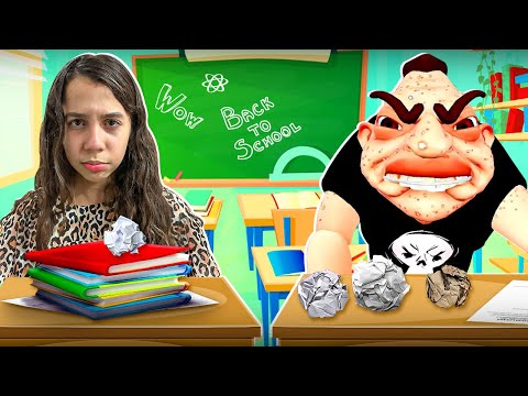 SARAH NA ESCOLA DO MENINA DE FAZIA BULLYING ! - Roblox