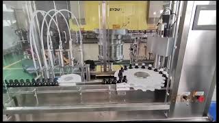 Syrup Filling Line and Capping Machine in FAT Test | 40 BPM (2)