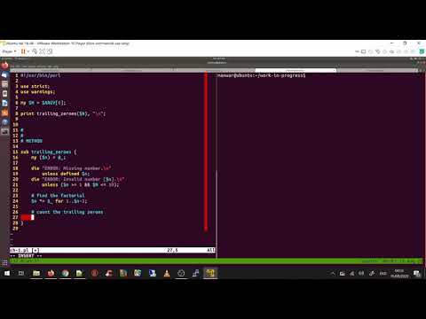 Perl Weekly Challenge - 072 (Task #1: Trailing Zeroes)