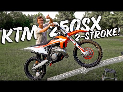 MY NEW KTM 250SX 2-STROKE!