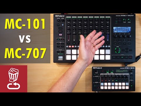 Roland MC101 vs. MC707 // Review, pros & cons (MC-101 vs MC-707)