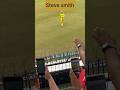 Steve smith good gesture to crowds👋 #indiavsaustralia #stevesmith #viralshorts