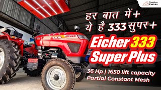 Advance and Attractive Eicher 333 Super Plus Prima G3 Tractor I Features, Review I  #tractorkarvan