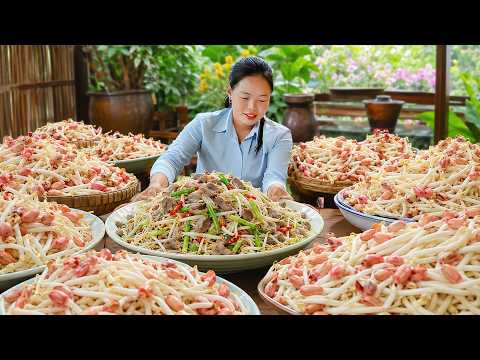 Ancient Ideas for Growing Peanut Sprouts | Peanut Sprouts for Selling and Cooking | Simple Life