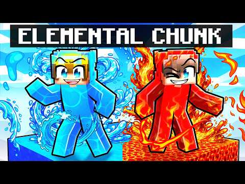 NOOB vs PRO: Elemental Chunk Battle! (Minecraft)