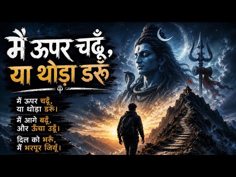 🕉️ मैं ऊपर चढ़ूँ, या थोड़ा डरूँ | जब जाना है दुनिया में क्यूँ आए | Hindi Motivational Rap Song