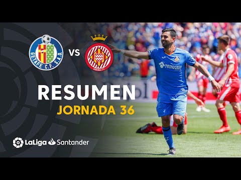 Resumen de Getafe CF vs Girona FC (2-0)