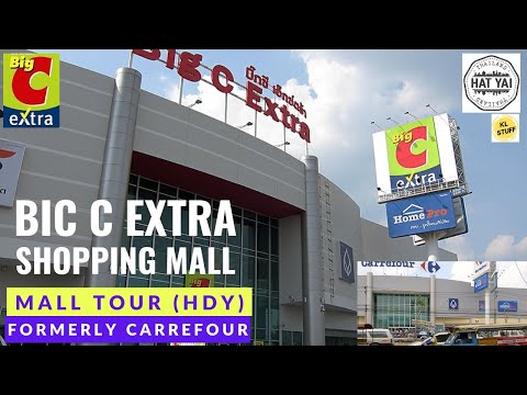 Big C Extra (antigo Carrefour), Hatyai Tailândia | Mall Tour 2023