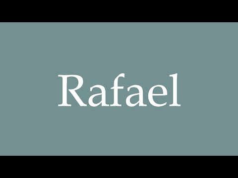How to Pronounce ''Rafael'' Correctly in French