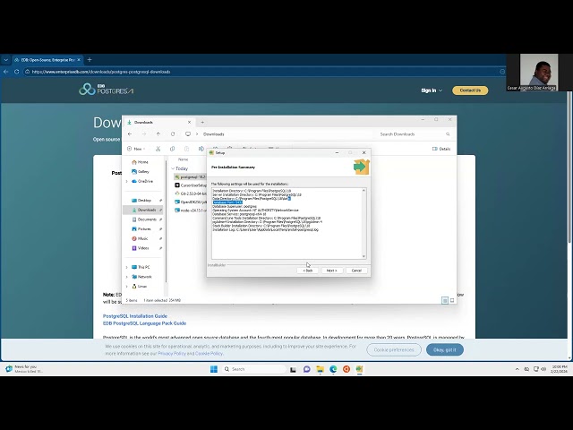 Instalación PostgreSQL 18
