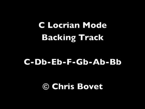 C Locrian Mode Backing Track