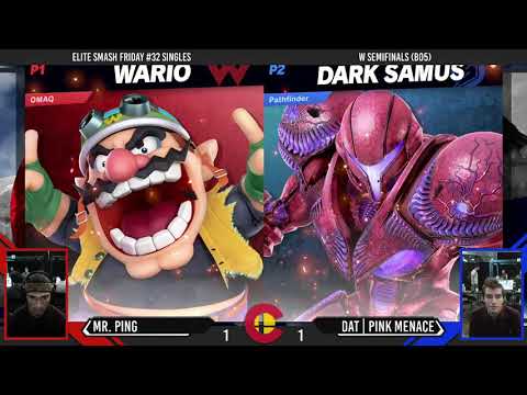 Elite Smash Friday #32 - Mr. Ping (Wario, Lucas) Vs. DaT|Pink Menace (Dark Samus, Samus) - W. Semis