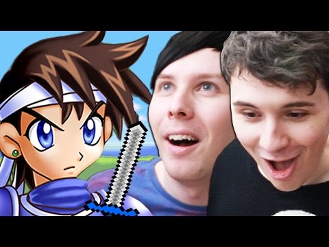 14 YEAR OLD PHIL’S GAME - Dan and Phil Play: The Mark Of Oxin!