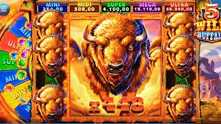 BIG WIN on BUFFALO WILD 5 Slot | Stampede of WINS with Epic Free Spins!