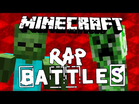 ZOMBIE VS CREEPER - Minecraft RAP BATTLE!