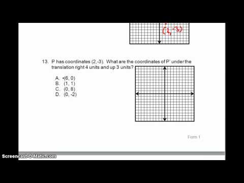 Unit 9 Transformations Test Review