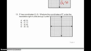 Unit 9 Transformations Test review