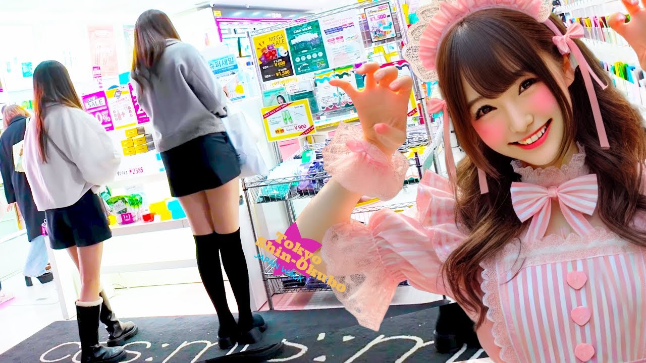 Tokyo Shin-Okubo ♪🐶It's fun💖4K nonstop 1 hour