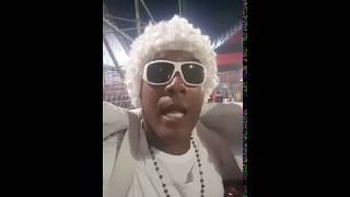 O anjo Rubro-Negro deixa sua mensagem aos membros do consulado Fla Campos.