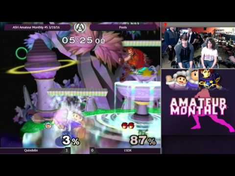 Quindelin (Ice Climbers) vs LSDX (Roy) - ASH Amateur Monthly #5 Melee Pools