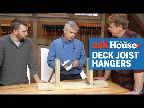 How to Replace a Deck Joist Hanger | Ask This Old House