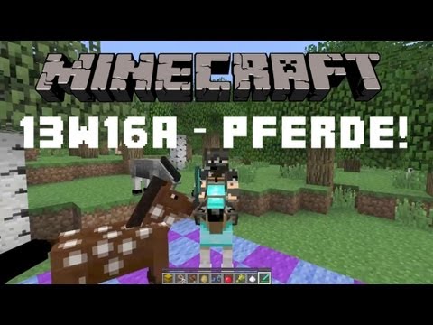 Minecraft 1.6 - 13w16a PFERDE, TEPPICHE und MEHR! ᴴᴰ