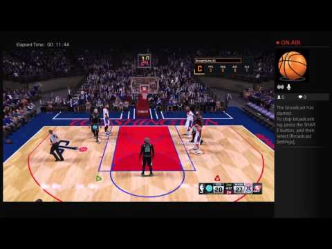 PS4 Broadcast 2K16 Pro AM #8 SHOWTYME VS #83 DC WIZARDS