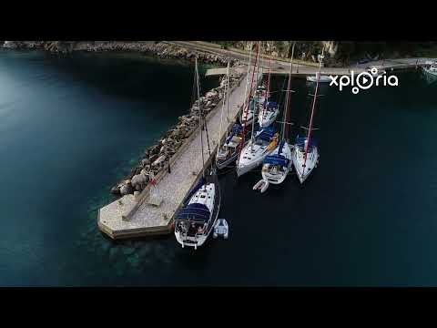 Frikes, Ithaca, Ionian Islands, Greece 2019.05 aerial video