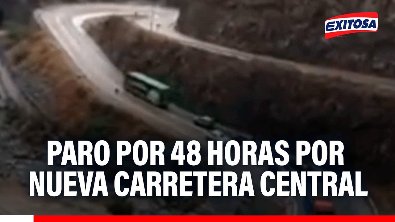 🔴🔵 Nueva Carretera Central: Junín anuncia paro de 48 horas exigiendo la ejecución de obra