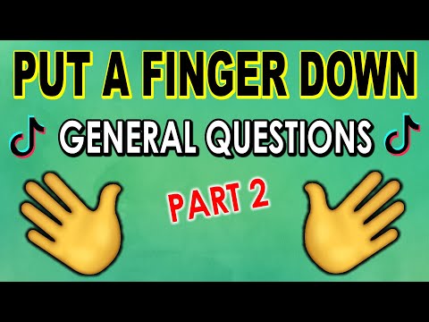 Put a Finger Down General Questions Edition | a TikTok Inspired Challenge | PART 2