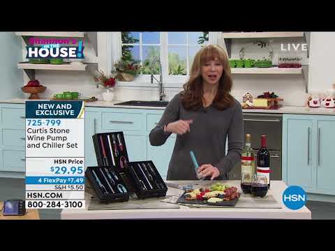 Curtis Stone Wine Pump and Chiller Set