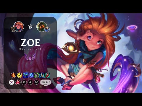 Zoe Support vs Nautilus - KR Master Patch 13.8