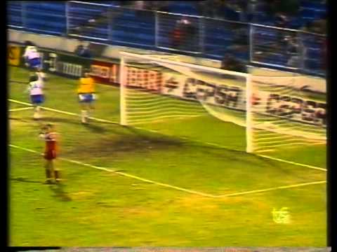 Copa Uefa 1989/90. Gol de Sirakov. R.Zaragoza 1 Hamburgo 0