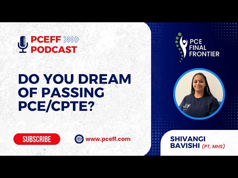 Do You Dream of Passing the PCE/CPTE? | Physiotherapy Exam Preparation | International PTs | #pceff