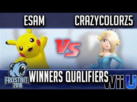 Frostbite 2018 Smash 4 Singles  WINNERS QUALIFIERS - PG | ESAM (Pikachu) vs  Crazycolorz5 (Rosalina)